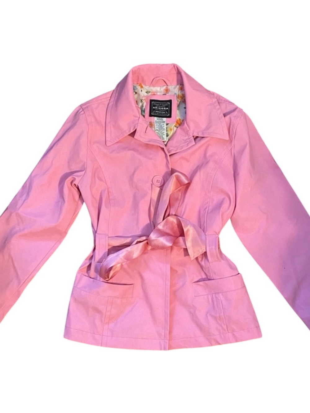 Girls Pink Raincoat